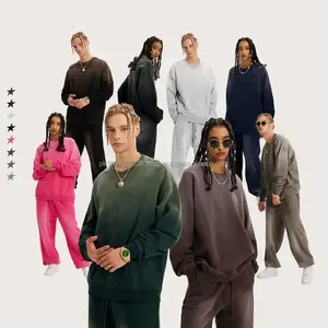 Nouvelle Arrivée : Sweat à Capuche Vintage de Haute Qualité, Col Rond, Délavé à l'Acide, Coupe Ample et Décontractée – Offre Spéciale - Product Image 5