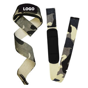 Muñequeras Unisex de Neopreno con Estampado de Camuflaje Rosa, Equipo de Levantamiento de Algodón Transpirable para Ejercicio Físico, Logotipo Personalizado, Entrenamiento de Seguridad - Product Image 1