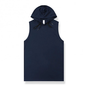 <b>Men's</b> Budget-Friendly 100% Cotton Gym <b>Vest</b> Quick Dry <b>Ribbed</b> Tank Top for Casual Bodybuilding Customizable Breathable Knitted - Product Image 5