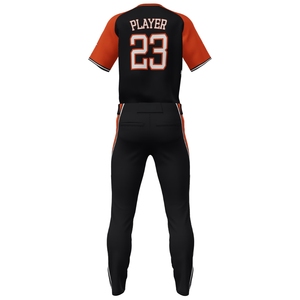 Camiseta de Béisbol Personalizada con Sublimación, 100% Poliéster, Cuello en V, Transpirable, de Secado Rápido, 300g, Sólida, para Equipos, OEM - Product Image 3