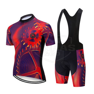 Bajo MOQ nuevo diseño ciclismo uniforme al aire libre transpirable ropa deportiva ciclismo desgaste uniforme para hombres - Product Image 1