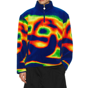 Pull en mohair pour homme avec logo personnalisé OEM & ODM, col rond, tricot rayé, pull d'hiver, haut en tricot décontracté, pull en mohair pour homme - Product Image 3