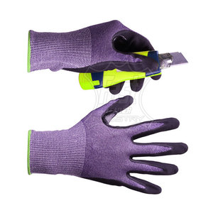 Gants de travail Gants résistants aux coupures revêtus de nitrile Gants résistants aux coupures revêtus de PU Haute dextérité Sécurité - Product Image 2