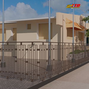 Panneaux de clôture extérieurs en fer forgé sur mesure conçus pour une sécurité durable et l'élégance des clôtures extérieures - Product Image 4