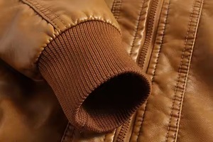 Meilleure qualité hommes veste en cuir dernier hiver hommes nouvelle doublure en velours avec col montant délavé loisirs pour garçons veste pour hommes - Product Image 6