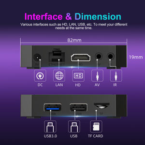 رائج متعدد اللغات أندرويد 14 X96Q RK3518 <span class=keywords><strong>2</strong></span> + 16GB M منفذ شبكة 4K رباعي النواة - Product Image 5