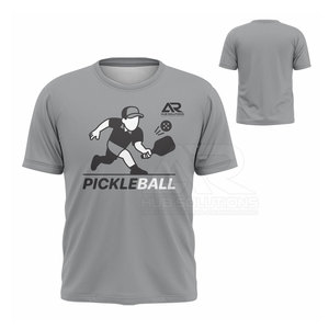 Vêtements de sport d'extérieur respirants à manches courtes en coton, maillot de pickleball de qualité supérieure, taille personnalisée, best-seller - Product Image 5