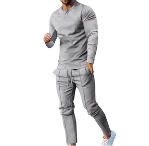Vente en gros Combinaison coupe-vent à manches longues à la mode Ensemble de jogging 2 pièces pour hommes Ensemble de survêtement Survêtement - Product Image 1