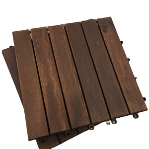 พื้นไม้อาเคเซีย12ไม้แข็งดีไซน์ร่วมสมัยกระเบื้องปูพื้นสวนกันลื่นกลางแจ้งพื้นไม้เนื้อแข็งสำหรับสวน - Product Image 3