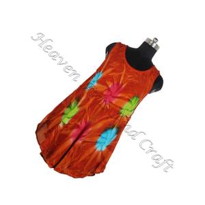 Robe longue multicolore en rayonne pour femme, vêtement de styliste élégant, Sexy, longueur cheville, Tie Dye, style bohème, fête de mariage - Product Image 5