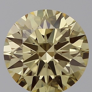 Diamante cultivado en laboratorio amarillo marrón elegante de 1,26 CT, Diamante Suelto de corte redondo, calidad de piedras preciosas para la fabricación de joyas, Diamante cultivado VVS2 - Product Image 1