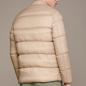 Blouson matelassé décontracté pour homme Hiver 2026 – Col montant, patchwork, doublure épaisse, chaud, coupe-vent et imperméable - Product Image 3