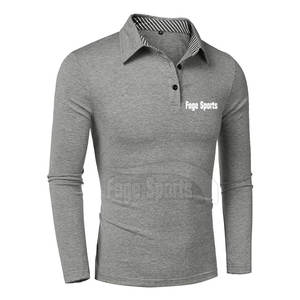 Manga corta de secado rápido de alta calidad para hombres para camisas Último diseño Sólido 100% Lona de algodón - Product Image 3