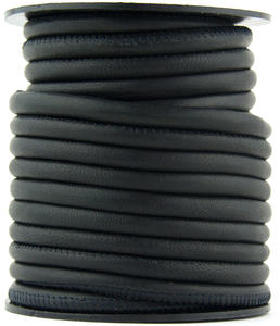 Cordón de Cuero Nappa Genuino al por Mayor, Cordón de Cuero Redondo Clásico y Suave para Hacer Pulseras y Collares, Cordón de Cuero Redondo Cosido por Fancy Leather Cord - Product Image 5