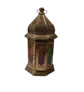 Linterna colgante de hierro de alta calidad con acabado recubierto de polvo amarillo para decoración del hogar linterna colgante de Metal - Product Image 3