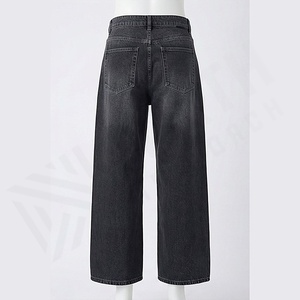 กางเกงยีนส์เดนิมคุณภาพสูง สำหรับฤดูใบไม้ร่วง/ฤดูหนาว สไตล์ลำลอง แห้งเร็ว ดีไซน์ใหม่ ขายดี สีสั่งทำได้ แฟชั่นระดับพรีเมียม - Product Image 2