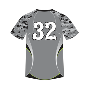Maillot de baseball premium sublimé à deux boutons personnalisé votre logo numéro de nom d'équipe vêtements de sport respirants de haute qualité - Product Image 3