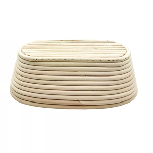 2022ขายดีที่สุดรูปสี่เหลี่ยมผืนผ้าตะกร้าหวายเครื่องมือขนาด30x25cm เต็มชุดแม่พิมพ์สีขาวขนมปังอบ DHT หัตถกรรม - Product Image 2