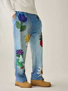 Custom Vintage Sweatpants French Terry Oversized Blank Wide Leg <b>Jogger</b> <b>Stack</b> Baggy Flared Sweatpants Cozy Sweatpants Men - Product Image 5