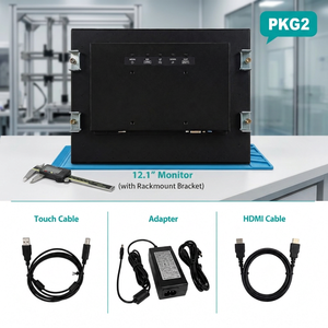 Best Selling Rack <b>Plug</b> <b>Play</b> Monitor USB Rack PNP Monitor Touch Rack PNP Monitor With Rack Mount Brackets - Product Image 1