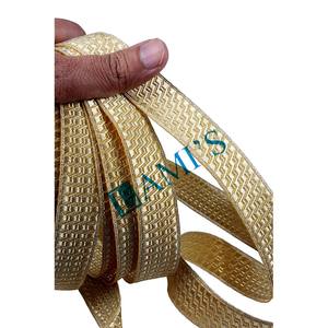 Trenzas uniformes doradas de alta calidad, alambre de encaje ceremonial de moda personalizado, encaje de trenzas francesas a la venta - Product Image 2