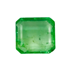 Esmeralda Verde Natural 100% de Corte Octogonal, Gema Suelta, Cristal de Berilo Facetado Precioso de la India para Engastes de Anillos Personalizados - Product Image 1
