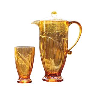 Jarra de agua de plástico acrílico moderna ecológica irrompible-Vasos - Product Image 3