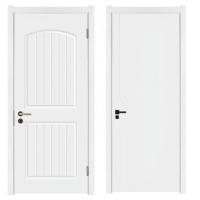 Nouvelles Portes Intérieures en Bois Massif Pré-Assemblées 32x80 au Design Minimaliste et Remise Exceptionnelle pour Hôtels et Salles de Bain (Modèle 2026)