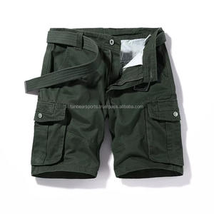 Pantalones Cortos de Mezclilla para Hombre, Estilo Cargo, de Lona Gruesa Lavada, con Logotipo Personalizado, Fabricados en Pakistán - Product Image 6