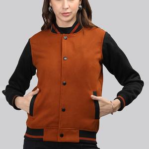Veste universitaire de luxe en cuir pour femmes de qualité supérieure Letterman High Street Style vente en gros veste d'hiver pour femmes - Product Image 4