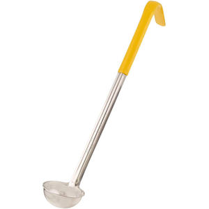 Louche en acier inoxydable robuste en gros OEM avec poignée antidérapante, ustensile de cuisine professionnel en vrac pour la restauration - Product Image 3