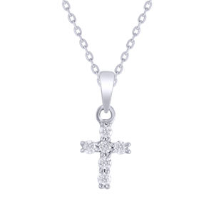 Precio al por mayor Rikhava moda oro blanco acabado colgante Diamante Real boda compromiso o fiesta encantos - Product Image 1