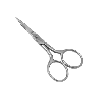 Ciseaux à ongles faits à la main en gros, finition Dall, lame droite à pointe fine, en acier allemand, 3,5 pouces - Product Image 1