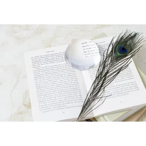 Organizador de Escritorio Personalizable con Forma de Medio Globo de Cristal para Merchandising - Product Image 2
