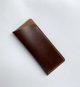 Estuche de Gafas de Cuero Genuino de Alta Calidad, Funda Protectora Suave para Gafas, para Uso Diario, Viajes y Oficina, Duradero y Resistente a Arañazos - Product Image 4