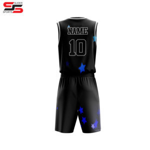Custom Design Breathable Quickly Dry Reversible <b>Men</b> Basketball Clothing Jerseys Custom Jersey Basketball Uniform Set - Product Image 4