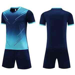 ชุดเสื้อฟุตบอลสไตล์ใหม่ของผู้ชายชุดฝึกสไตล์ทีมแห้งเร็วระบายอากาศได้ดีพิมพ์ซับลิเมชันแบบกำหนดเองได้ - Product Image 5