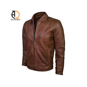 แจ็คเก็ตหนังแท้ แจ็คเก็ตหนังสั่งทำสำหรับผู้หญิงและผู้ชาย แจ็คเก็ตหนังยูนิเซ็กส์สำหรับผู้หญิงและผู้ชาย - Product Image 4