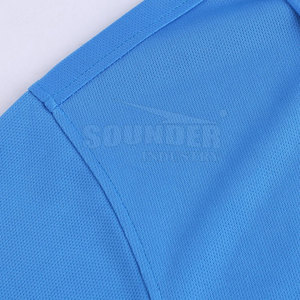 เสื้อโปโลผ้าคอตตอนแห้งเร็วของผู้ชายสไตล์ลำลองขนาดใหญ่พิเศษระบายอากาศได้และมีลวดลายสีพื้น - Product Image 5