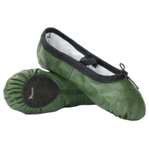 Chaussons de danse en cuir personnalisés, semelle souple fendue, flexibles, légers et confortables pour femmes et hommes, performance professionnelle - Product Image 2