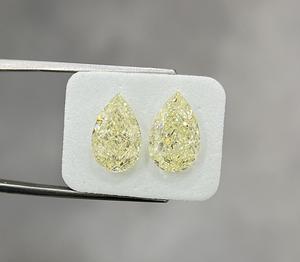 Corte de pera Excelente calidad VS2 Clarity Fancy D Color para diamantes naturales 4,02 quilates 61% Mesa FNT Fluorescencia Certificada Baja - Product Image 1