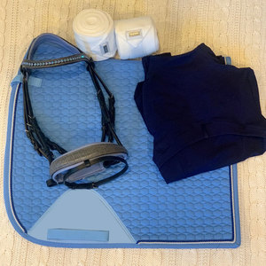 Tapis de selle de cheval à la mode personnalisés en gros de haute qualité avec rembourrage doux et doublure polaire pour l'équitation - Product Image 5