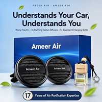 Diffuseur Purificateur d'Air Naturel pour Voiture, Éliminateur d'Odeurs, Idéal pour les Odeurs d'Animaux, de Fumée et de Nourriture