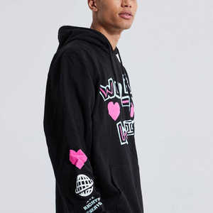 Sweat à capuche surdimensionné en coton de haute qualité avec impression bouffante Logo personnalisé Sweats à capuche et sweat-shirts pour hommes imprimés en 3d de grande taille - Product Image 5