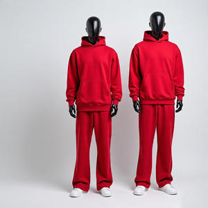 Ensemble de survêtement de course pour hommes, logo personnalisé, ensemble jogging deux pièces, entraînement en salle de sport, course à pied, séchage rapide, jogging uni, vêtements de sport, survêtements - Product Image 2