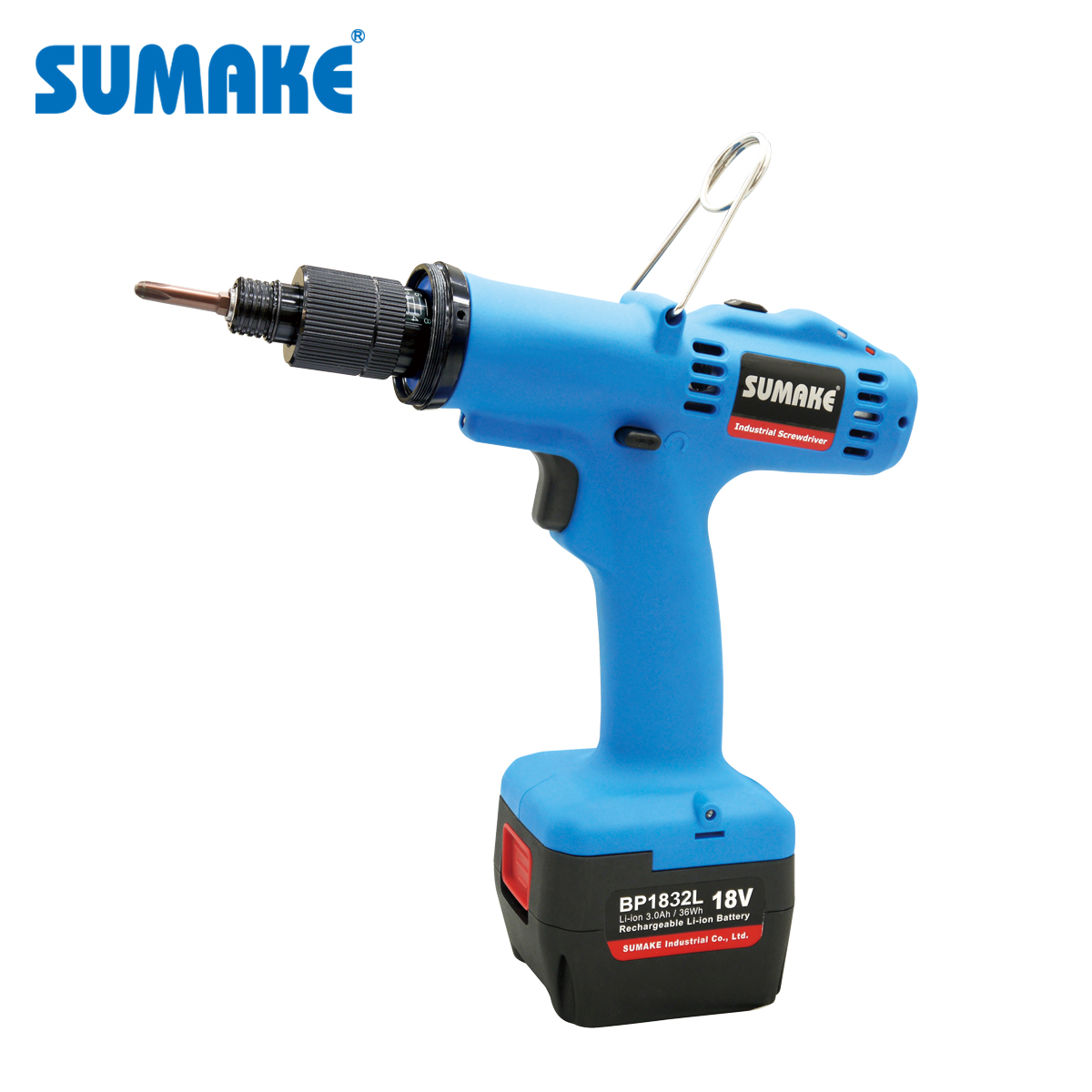 SUMAKE 18V Brushless Full Auto Shut-off Professional Industrial Grade Cordless Power Screwdriver Battery Source