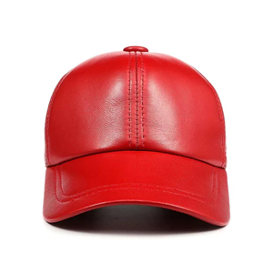 Casquette de baseball unisexe élégante 100% en cuir véritable réglable Casquette d'extérieur à la mode - Product Image 5