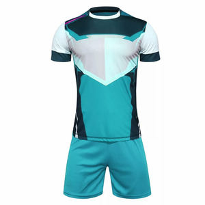 ชุดเสื้อฟุตบอลโพลีเอสเตอร์สำหรับทั้งชายและหญิงชุดเสื้อฟุตบอลสำหรับการฝึกซ้อมแบบสบายโลโก้ตามต้องการ - Product Image 3