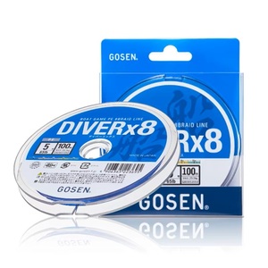 GOSEN DIVER x8 สายตกปลา 100 ม. (รุ่น: 0.6/0.8/1/1.2/1.5/2/2.5/3/4/5/6/8/10/12/15/20/30) - Product Image 1