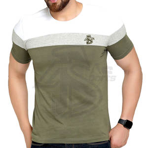 Diseño de logotipo personalizado Adultos Uso Camisetas Servicio OEM Verano Manga corta Hombres Camisetas Venta en línea - Product Image 1